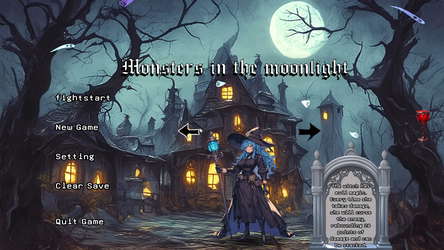 Monsters in the Moonlight: Tetris screenshot 6