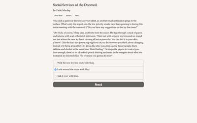 Social Services of the Doomed screenshot 4