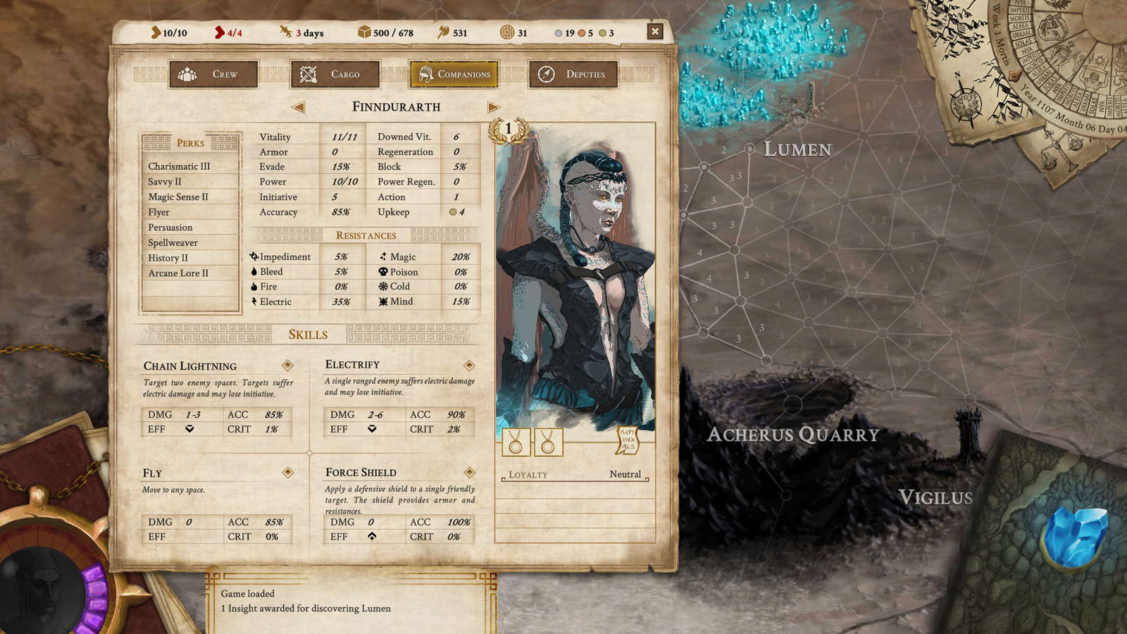 Vagrus - The Riven Realms: Demo (Prologue) screenshot