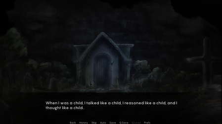 Harrowed World: What's Past Is Portents - Gothic Vampire Visual Novel screenshot 1