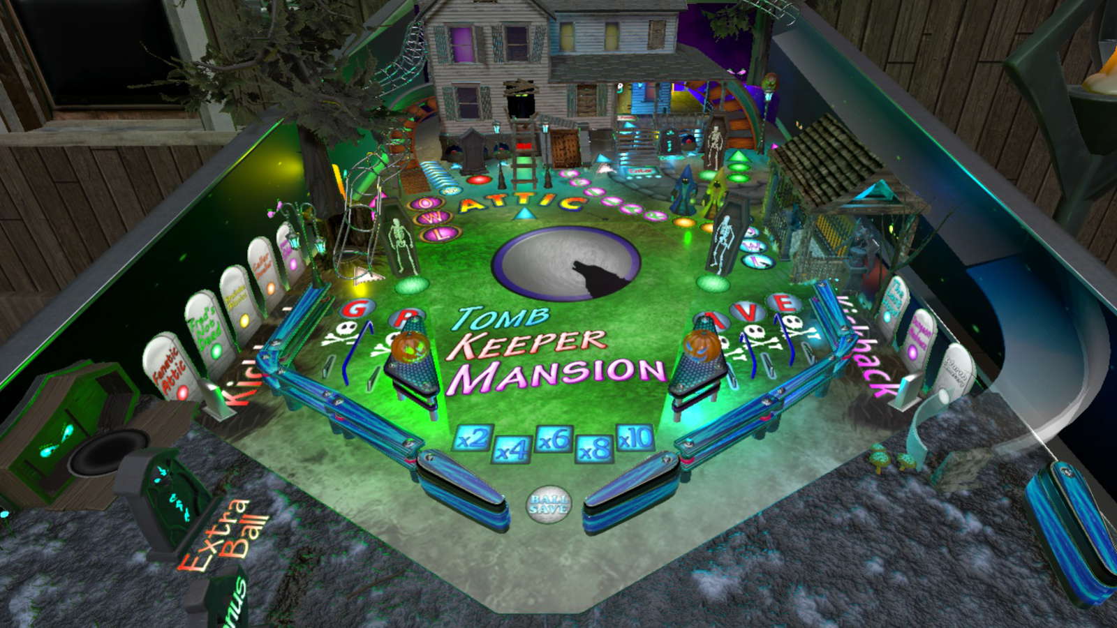Tomb Keeper Mansion Deluxe Pinball screenshot