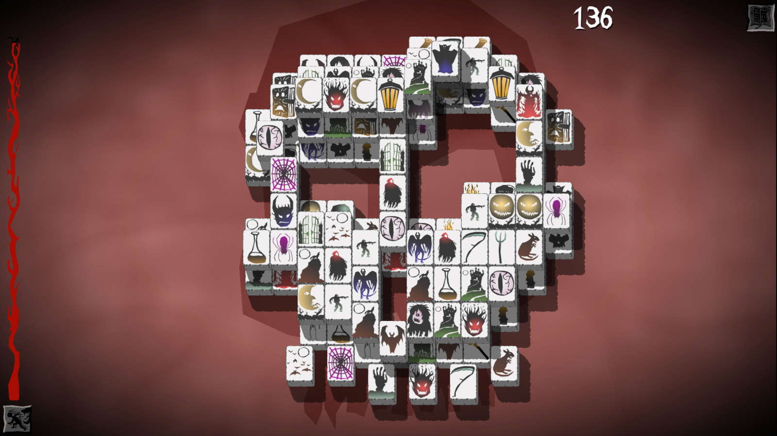 Creepy Mahjong screenshot
