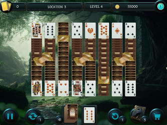 Mystery Solitaire. The Black Raven 5 screenshot 3