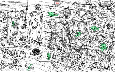 100 hidden Cthulhu fish screenshot 1