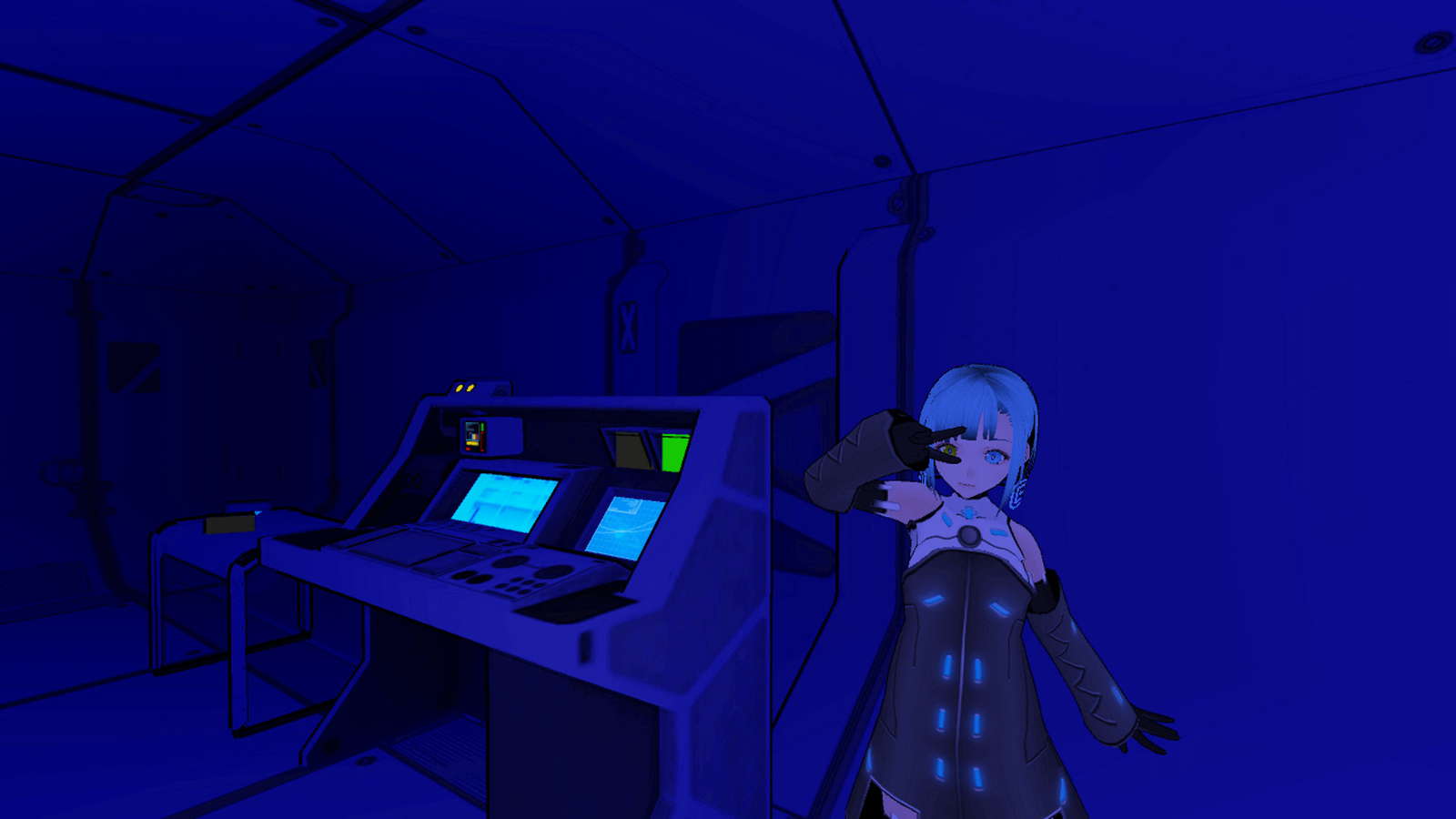 Waifu's Spooky Space Station screenshot