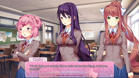 Doki Doki Literature Club! screenshot 1