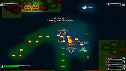 Warships On The Halloween Night screenshot 6
